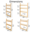 wall mounted Montessori bookshelf, kids floating bookshelf 6