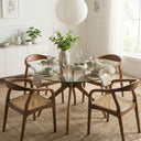 Solid Wood Round Dining Curvella Table Base 3-Legs