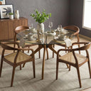 Solid Wood Round Dining Curvella Table Base 3-Legs