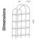 Twin Modern Glass Bookshelf