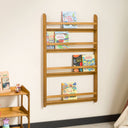 wall mounted Montessori bookshelf, kids floating bookshelf 22