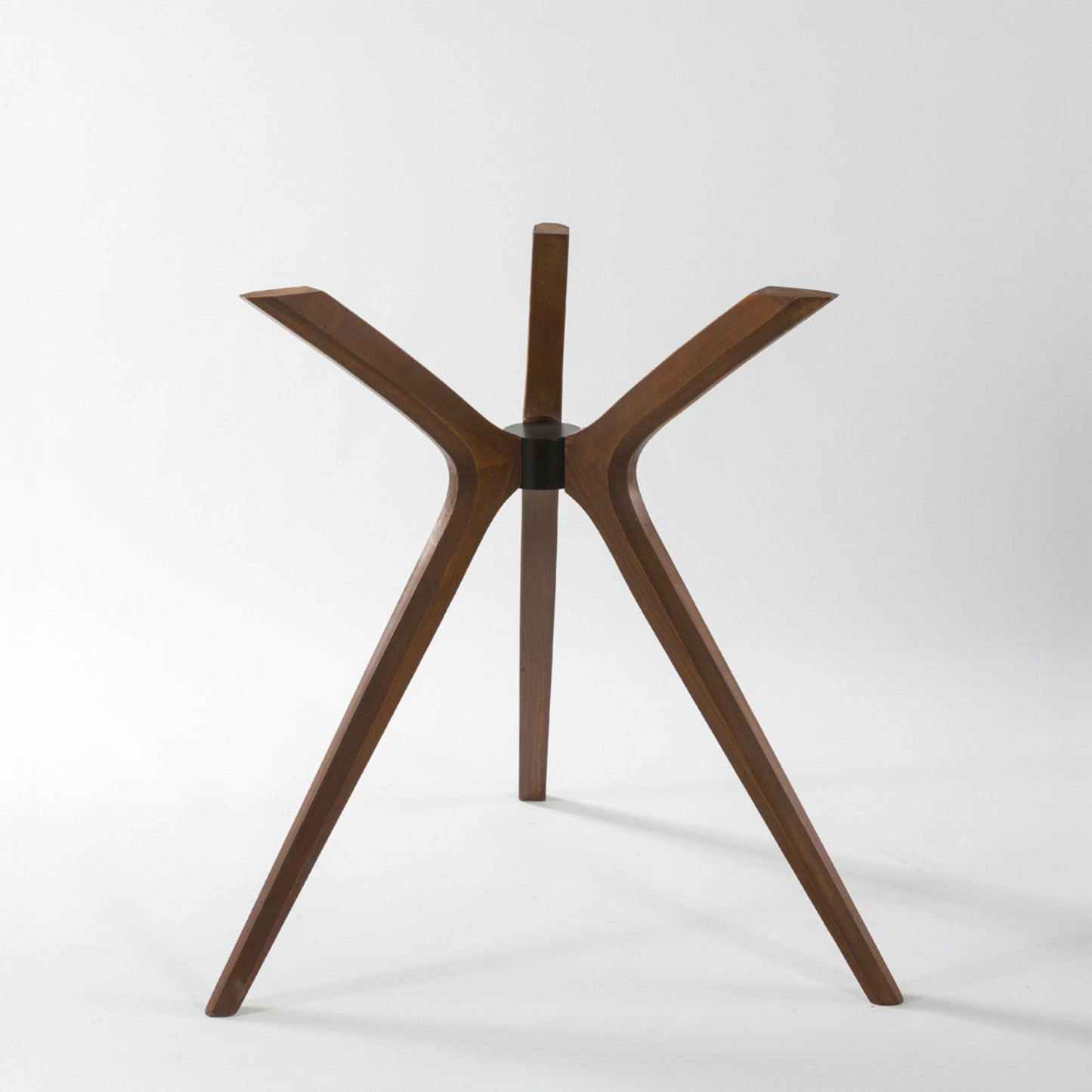 Solid Wood Counter-Height Round Table Base – 3 Legs