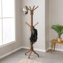 Solid Wood Freestanding Coat Rack