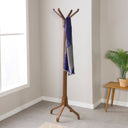 Solid Wood Freestanding Coat Rack