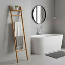 wooden blanket ladder ,decorative ladder shelf for living room 8