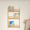 wall mounted Montessori bookshelf, kids floating bookshelf  1