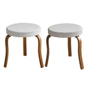 Talia Minimalist Low Stool (Set of 2)