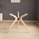 Solid Wood Round Dining Curvella Table Base 3-Legs